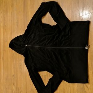 Max Sport Black Zip Up Hoodie